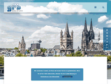 Tablet Screenshot of gfb-koeln.de
